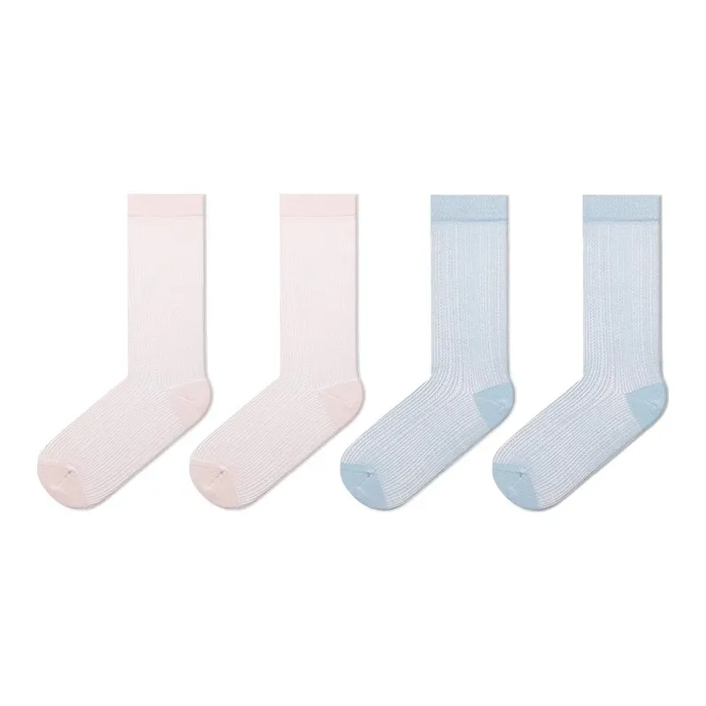 Duanmei Mid Calf Socks Women's 4 Pack-2