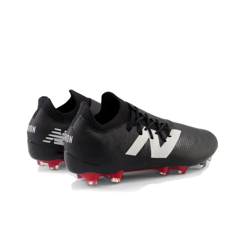 New Balance Furon V7 + Destroy HG B75 Cushioning Wear Resistant Soccer Shoes Unisex Black Red-3