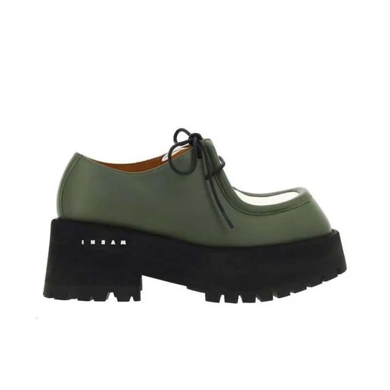 MARNI Platform Shoes Women's Green-1