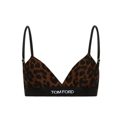 TOM FORD Leopard-print Triangle Bralette