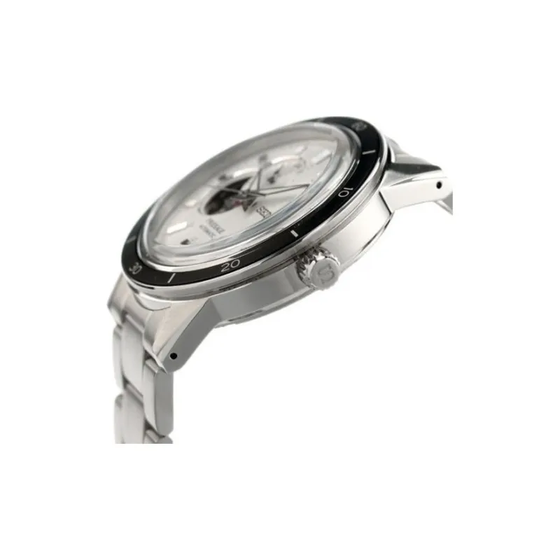 SEIKO Automatic Mechanical Movement Stainless Steel Strap Watch Men's Watch White Dial SARY189-1
