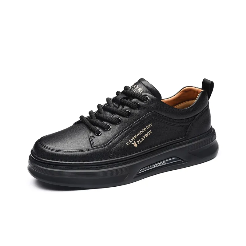 Playboy Playboy Cushioned Height Increase Wear-Resistant Lightweight Breathable Low-Top Skateboard Shoes Men's-7