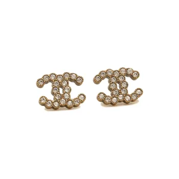 CHANEL Stud Earrings Women's