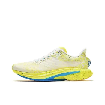 Anta MACH 4.0 Cushioned Wear Resistant Breathable Lightweight Low Top Training Running Shoes Men's White Yellow