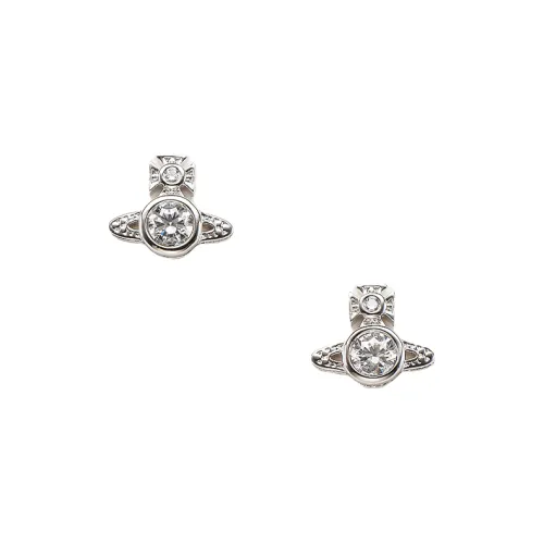Vivienne Westwood Rhinestone Stud Earrings Women's