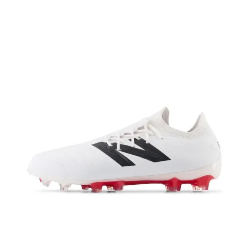 New Balance Furon V7 + Destroy HG W75 Cushioning Wear Resistant Soccer Shoes Unisex White Red