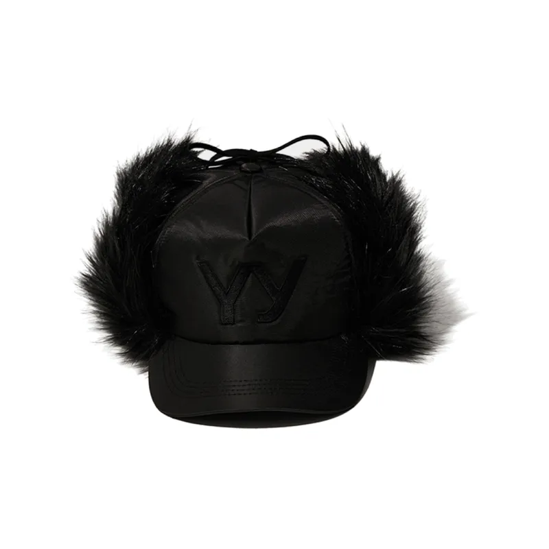 Open Yy Polyester Trapper Hats Women's-0