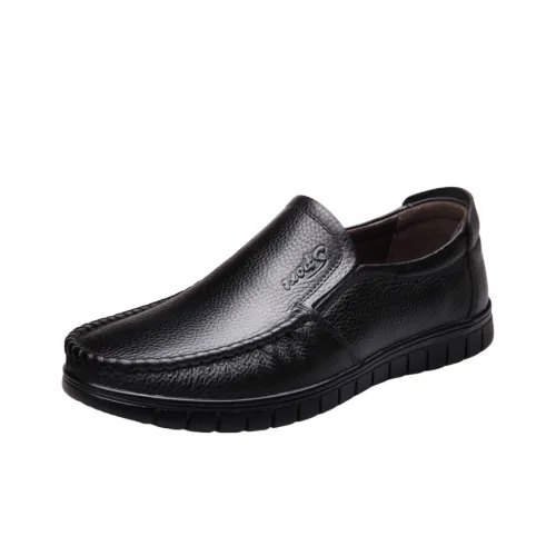 KACHILANG Men's Casual Shoes Men Low Top Black/Brown