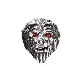 King Lion Stud Earrings, Single