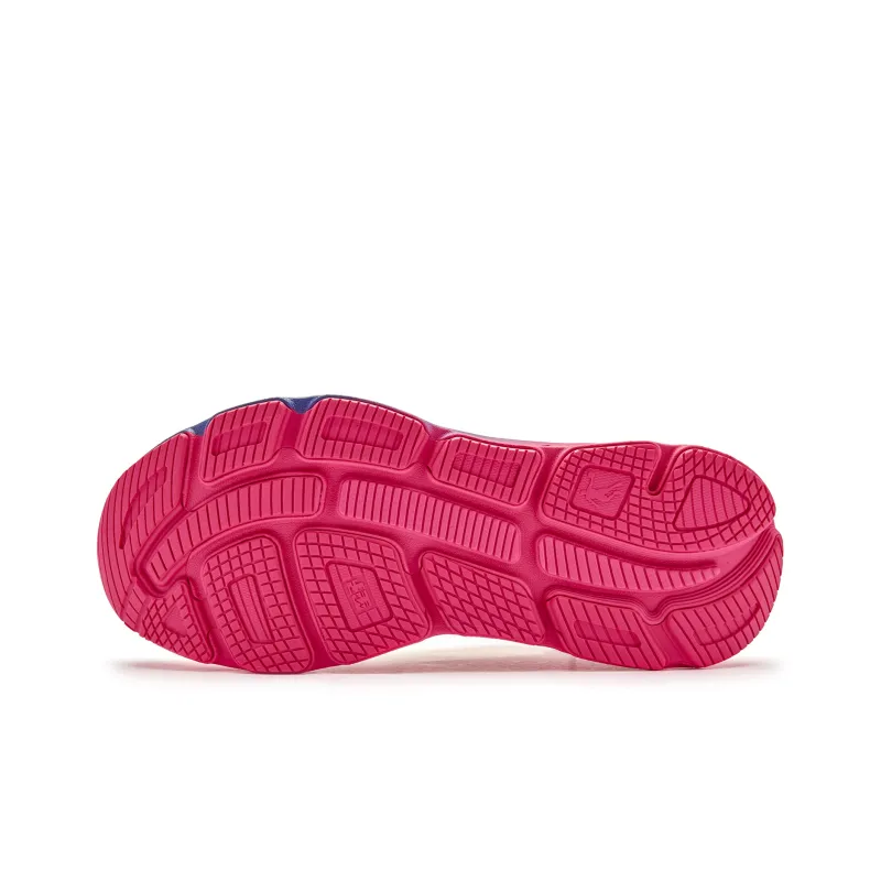 QIAODAN Omiya Running Shoes Men Low Top Ivory/Flying Shadow Pink-4