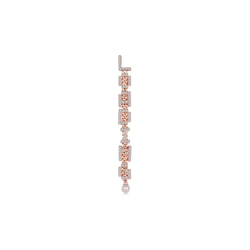 Agatha Zircon Stud Earrings Single Women's-3
