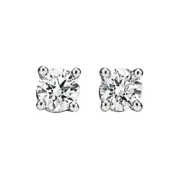 TIFFANY & CO. Solitaire Stud Earrings Women's
