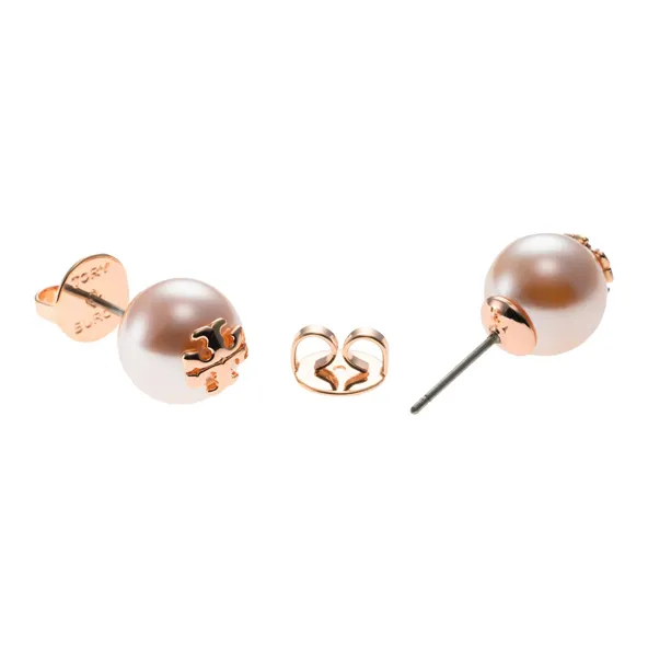 TORY BURCH Kira Logo Plaque Earrings-3