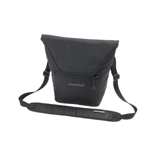 MONTBELL Nylon Camera Bag, Crossbody Bag, Shoulder Bag Medium Size Unisex Black