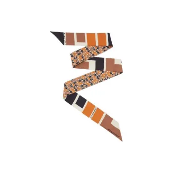 FENDI Silk Scarves Women's Orange