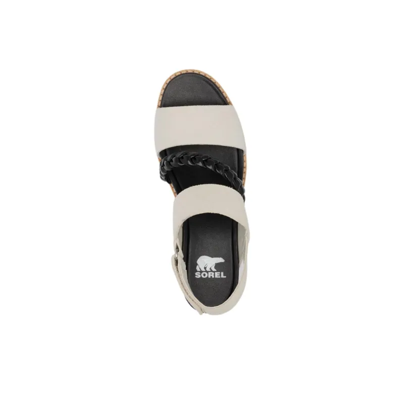 SOREL Joanie Strap Sandals Women's Black Gray Color-4