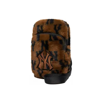 MLB Monogram Collection Polyester Cell Phone Pouch Shoulder Bag Crossbody Bag Regular Unisex Brown