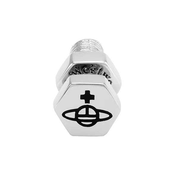 Vivienne Westwood Brass Stud Earrings Men's Silver-1