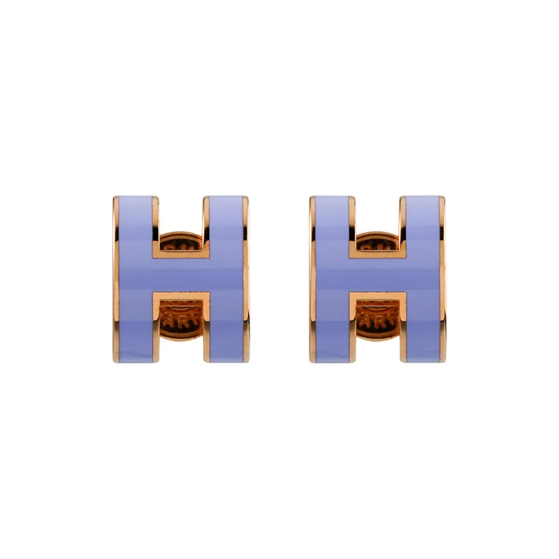 HERMES POP H Collection Stud Earrings Women's-0