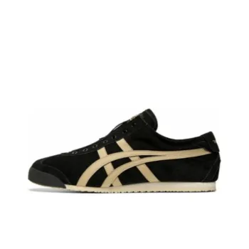 Onitsuka Tiger Mexico 66 Slip On Black Wood Crepe