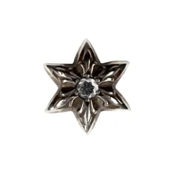 Chrome Hearts 925 Sterling Silver Stud Earrings Unisex Silver