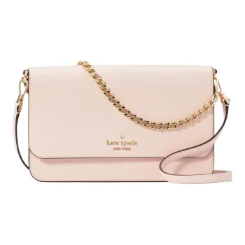Kate Spade Saffiano Leather Shoulder Bag, Crossbody Bag Women's Conch Pink