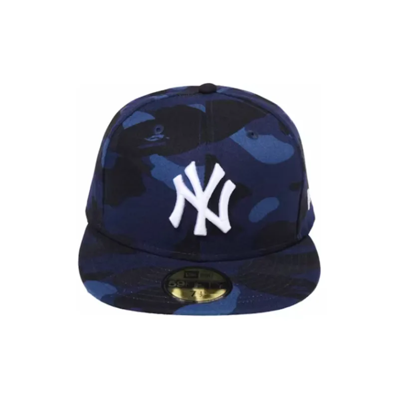 Bape X Mlb New Era Yankees 59Fifty Fitted Cap-0
