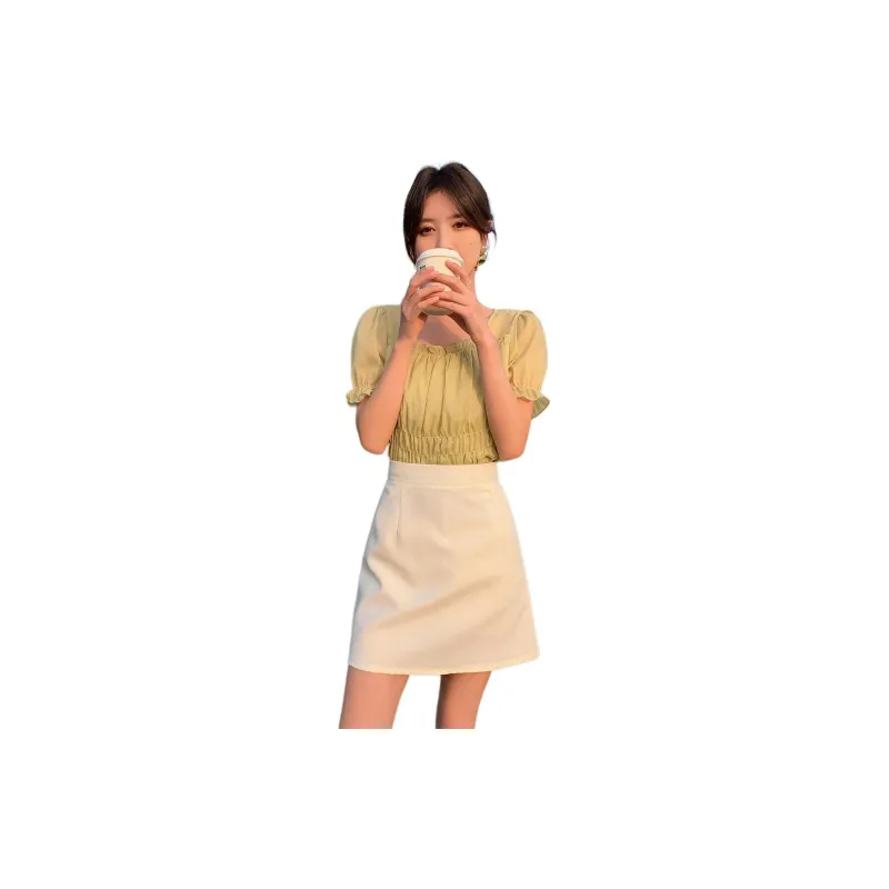Emodues Casual Short Skirts Women's Pink-3