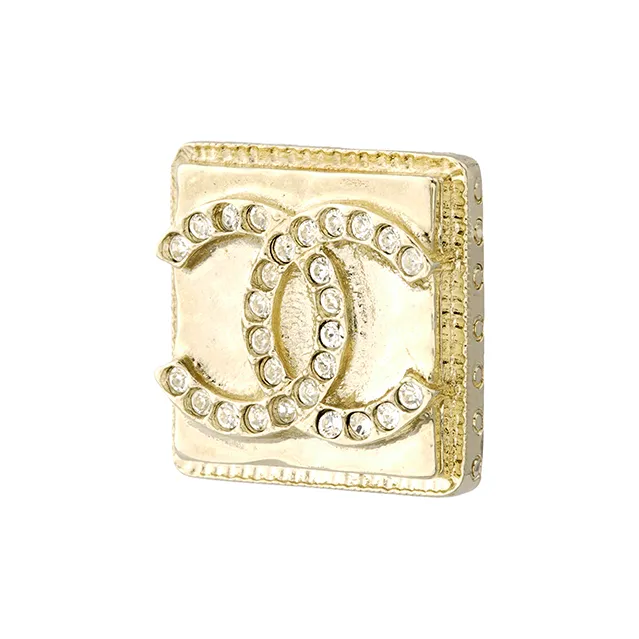 CHANEL 22c Early Spring Stud Earrings Women's Gold-1