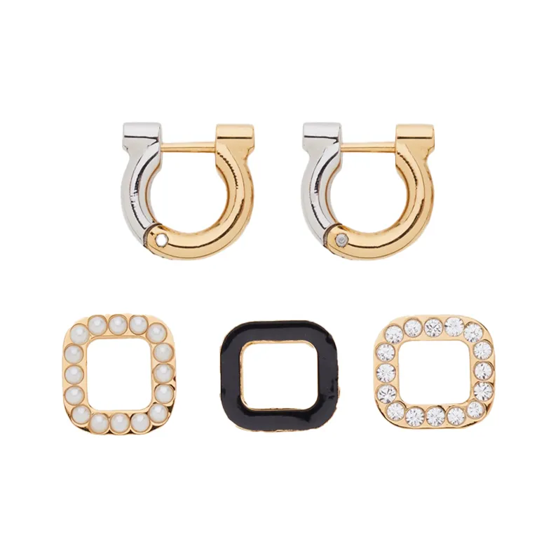 Ferragamo Stud Earrings Women's Multicolor-0