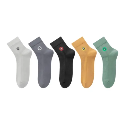 PAUL FRANK Mid-Calf Socks Men's 5 Pack