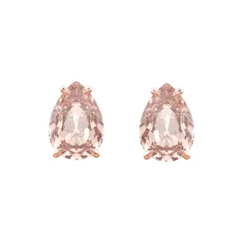 Swarovski Mix Stud Earrings Women's Pink