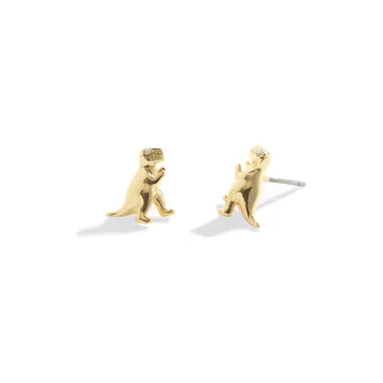 COACH Rexy Stud Earrings Women's Gold
