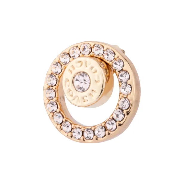 COACH Alloy Stud Earrings Women's Gold-1