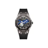 Transparent Black Case with Blue Needle[Gift Box Set]