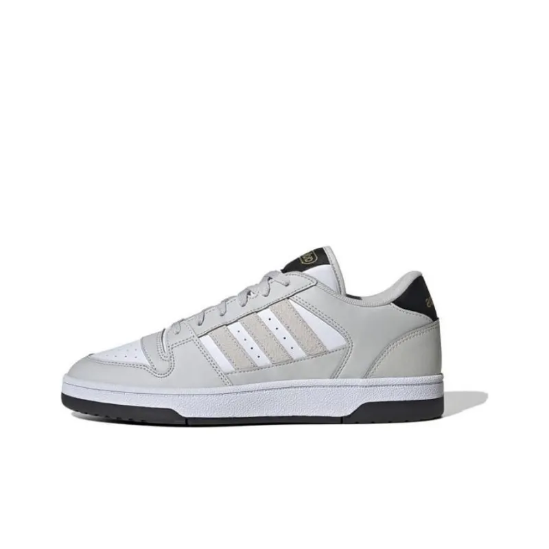 Adidas TURNAROUND Anti Slip Wear Resistant Low Top Skateboard Shoes Unisex Gray White-0