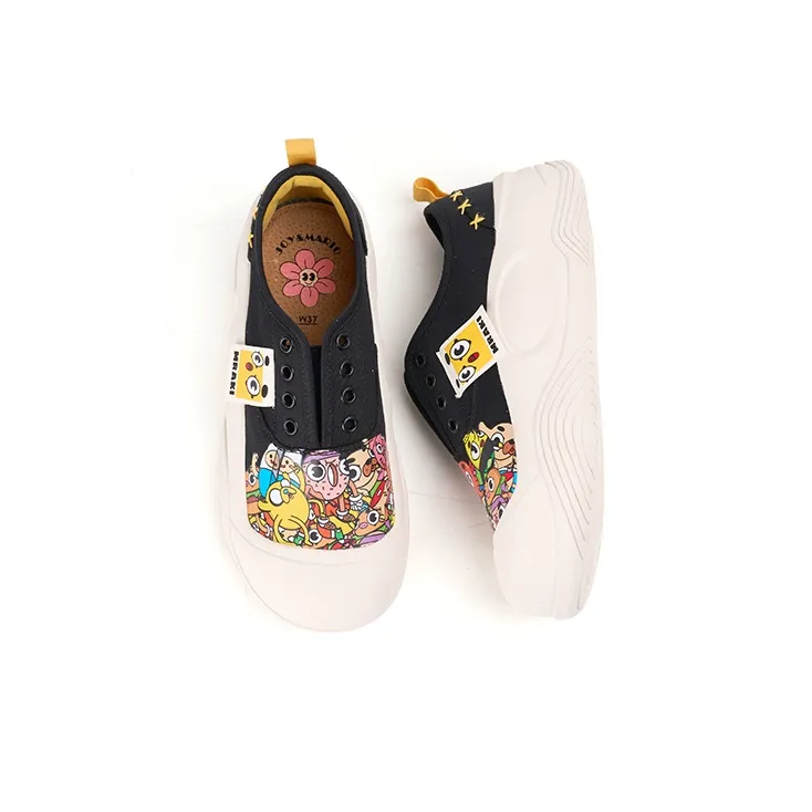 Joy&Mario Loafers Women's Black/Blue/Ecru-3