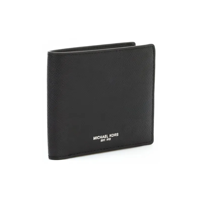 MICHAEL KORS Leather Wallet Regular Men's Black-1