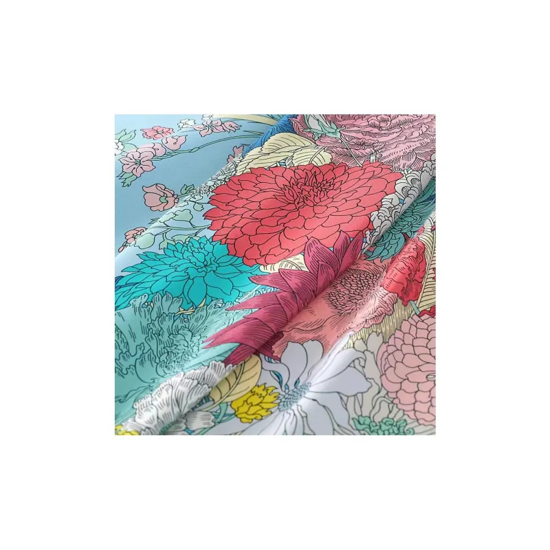 HERMES Silk Scarves Women's Blue-2