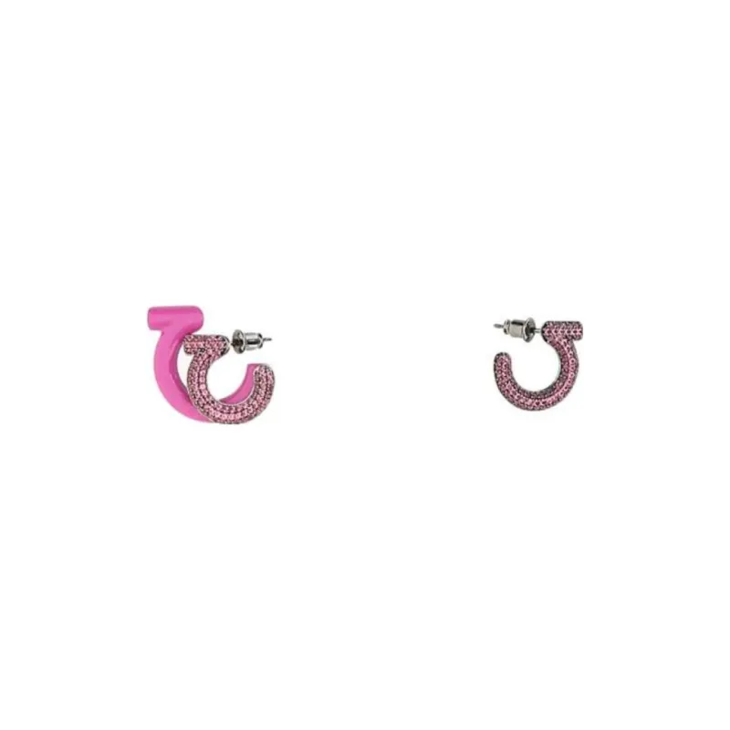 Ferragamo Stud Earrings Women's Pink-1