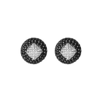 Swarovski Grapefruit Stud Earrings Women's Black