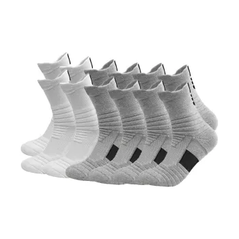 Ledomoda Basketball Socks Men's 12 Pack