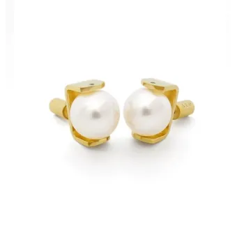 ALP JEWELRY Pearl Stud Earrings Unisex