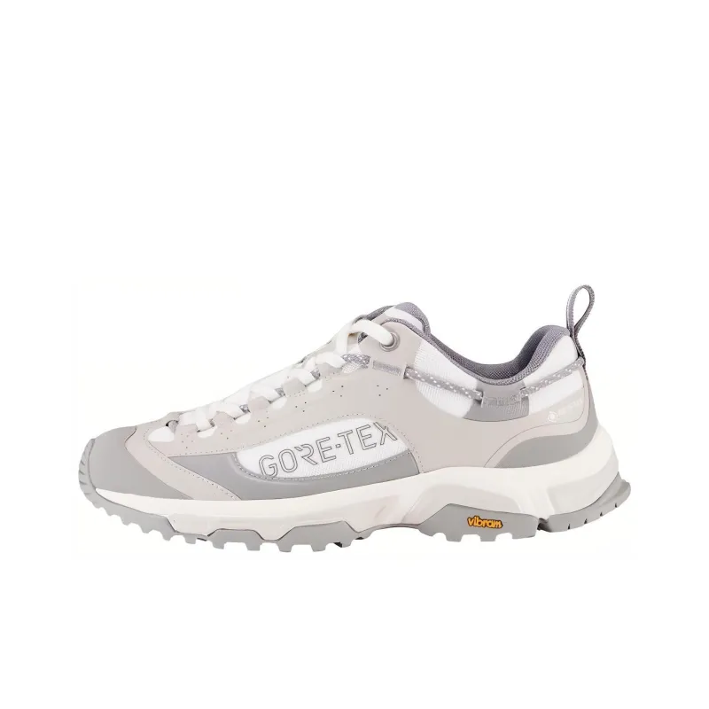 KOLON SPORT CAMPING Cushioning Wear Resistant Low Top Trekking Shoes Men's White Gray-0