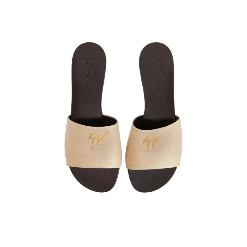Giuseppe Zanotti Shirley Geometric embossed Slides Women's-4
