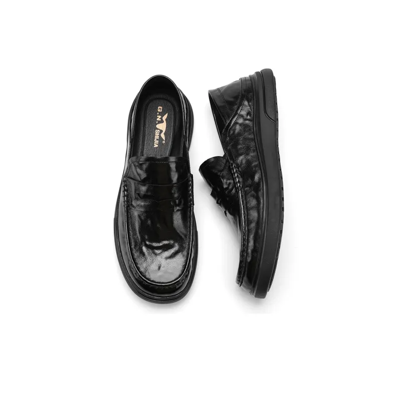 G.N.SHIJIA Loafers Low Heel Men's-5
