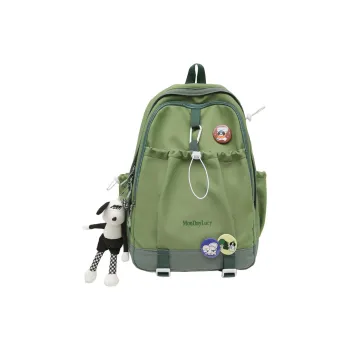NX DOUGHNUT Nylon Backpack Regular Unisex Green/Black/Purple/Coffee/White/Pink
