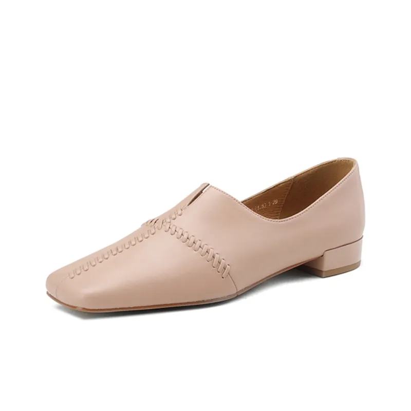 EASTTATA ET Loafers Women's Pastel Pink-12
