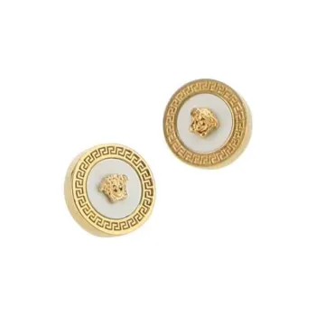 VERSACE Medusa Enamel Stud Earrings