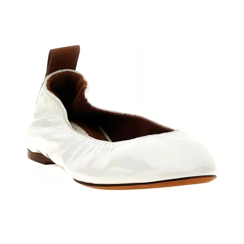 Lanvin Ruched Detail Ballerina Shoes Women's-2